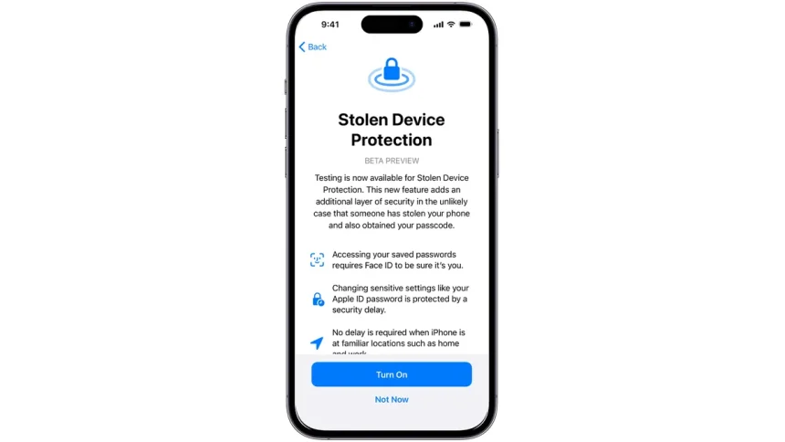 Apple Reinforces iPhone Security with Advanced Stolen Device Protection