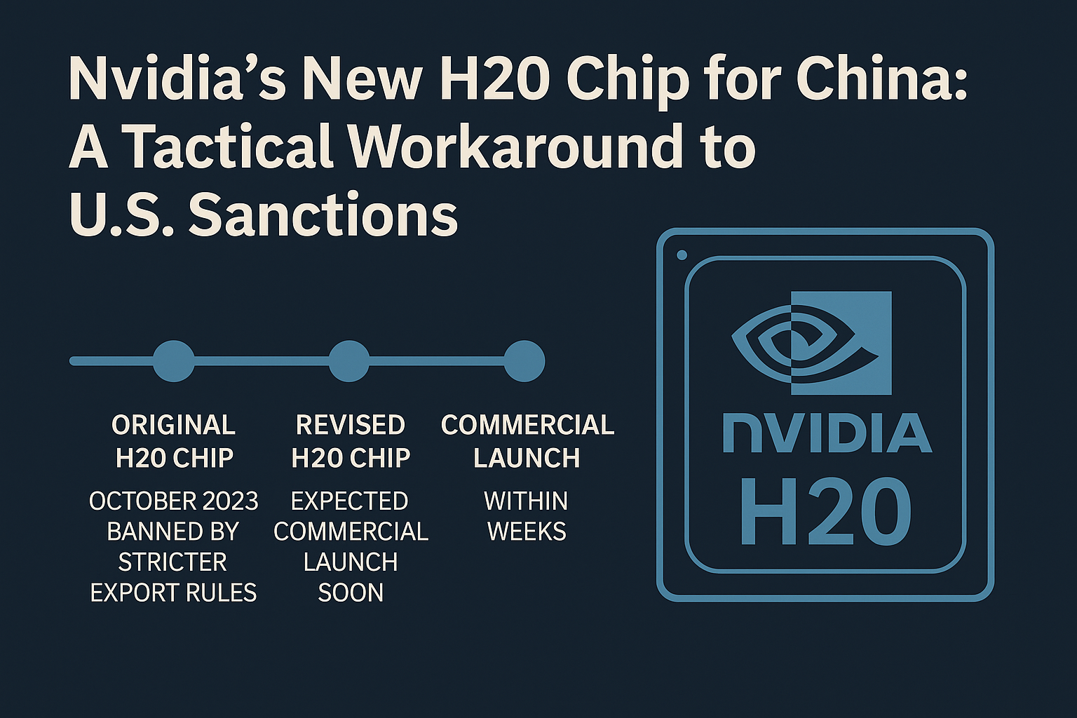 Nvidia’s New H20 Chip for China Is a Tactical Workaround to U.S. Sanctions